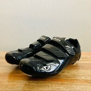 Giro Men's Patent Leather Treble Cycling Shoes / Size 9.5